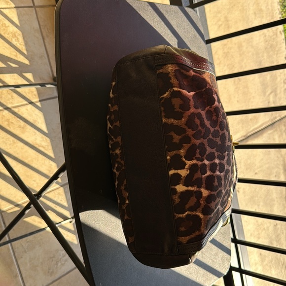 Authentic Coach Purse in a Leopard Print and Brown Leather. - Picture 12 of 12
